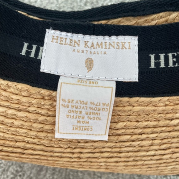 Helen Kaminski Women’s Straw Hat Luxury Fall Minimalist Lightweight Casual - Picture 3 of 7